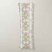 Coussins Longs Chintz bohème 19 Pastel Vert rose blanc (Devant (Vertical))