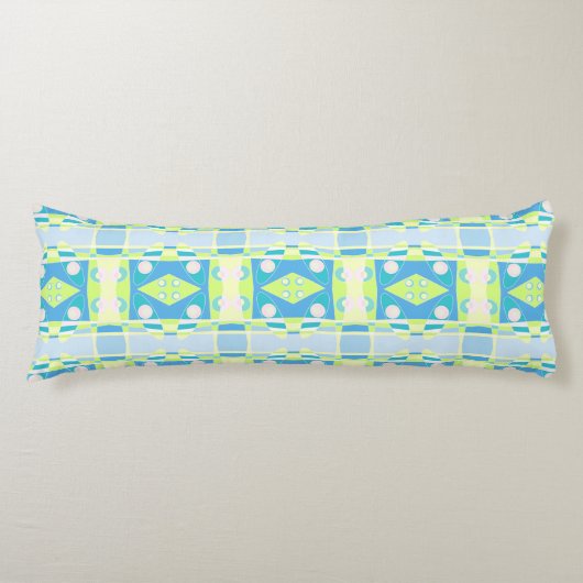 Coussins Longs Chintz bohème 20 Pastel Vert bleu rose (Devant)