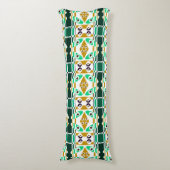 Coussins Longs Chintz bohème 26 Brown vert (Devant (Vertical))