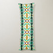Coussins Longs Chintz bohème 26 Brown vert (Dos (Vertical))