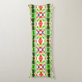 Coussins Longs Chintz bohème 29 tomate verte rouge (Devant (Vertical))