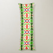 Coussins Longs Chintz bohème 29 tomate verte rouge (Dos (Vertical))