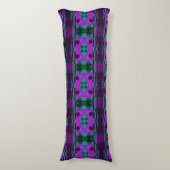 Coussins Longs Chintz bohème 54 vert pourpre (Devant (Vertical))