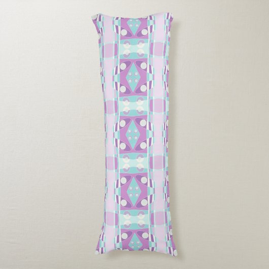 Coussins Longs Chintz bohème 73 Pastel Lilac Turquoise (Devant (Vertical))