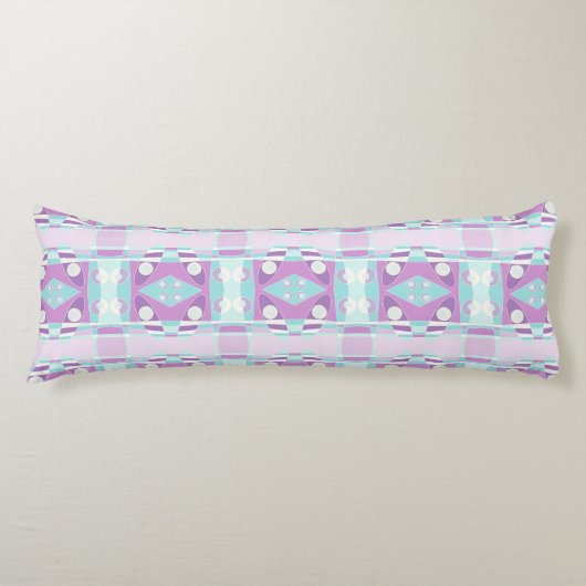 Coussins Longs Chintz bohème 73 Pastel Lilac Turquoise (Devant)