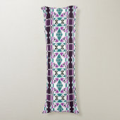 Coussins Longs Chintz bohème 7 Turquoise pourpre (Devant (Vertical))