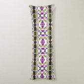 Coussins Longs Chintz de Bohême 34 Olive Purple (Dos (Vertical))