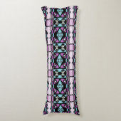 Coussins Longs Chintz de Bohême 84 Lilac Bleu Noir (Devant (Vertical))