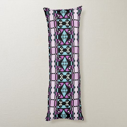 Coussins Longs Chintz de Bohême 84 Lilac Bleu Noir (Dos (Vertical))