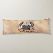 Coussins Longs Chiot adorable de carlin d'iCuddle (Dos)