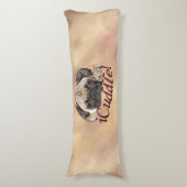 Coussins Longs Chiot adorable de carlin d'iCuddle (Devant (Vertical))