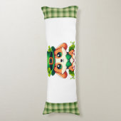 Coussins Longs Chiot de la Saint-Patricks (Devant (Vertical))