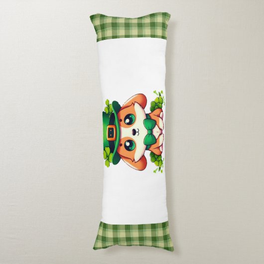 Coussins Longs Chiot de la Saint-Patricks (Devant (Vertical))