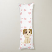 Coussins Longs Chiot doux (Dos (Vertical))