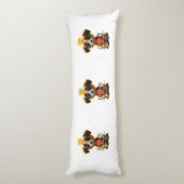 Coussins Longs Chiot mignon (Dos (Vertical))