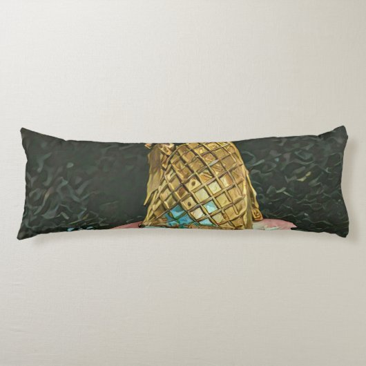 Coussins Longs Chocolat glacé amant cadeau (Devant)