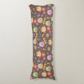 Coussins Longs Chouette Brown (Devant (Vertical))