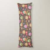Coussins Longs Chouette Brown (Dos (Vertical))