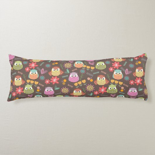 Coussins Longs Chouette Brown (Devant)