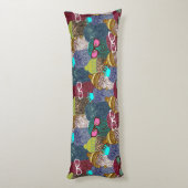 Coussins Longs Chouette dans la couronne (Dos (Vertical))