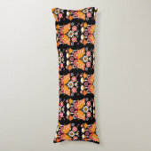 Coussins Longs Chouette d'art populaire (Devant (Vertical))