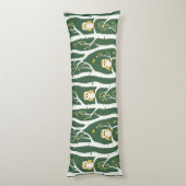 Coussins Longs Chouette lunaire et Motif de bouleau (Dos (Vertical))