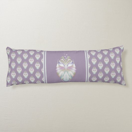 Coussins Longs Chouette Oracle Pastel Purple (Dos)