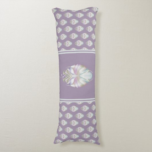 Coussins Longs Chouette Oracle Pastel Purple (Devant (Vertical))