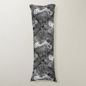 Coussins Longs Chouettes, fougères, chênes et baies 4 (Devant (Vertical))