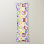 Coussins Longs Chouettes mignonnes, Chouette Motif, Chouettes pou (Dos (Vertical))