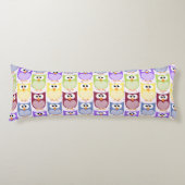 Coussins Longs Chouettes mignonnes, Chouette Motif, Chouettes pou (Devant)