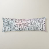 Coussins Longs Chrétien Chrétien Paroles D'Affirmation (Dos)