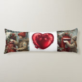 Coussins Longs Christmas mailbox cozy winter bedding (Devant)