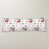 Coussins Longs Christmas Snow Winter Animals Classic (Dos)