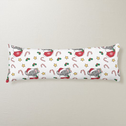 Coussins Longs Christmas Snow Winter Animals Classic (Devant)