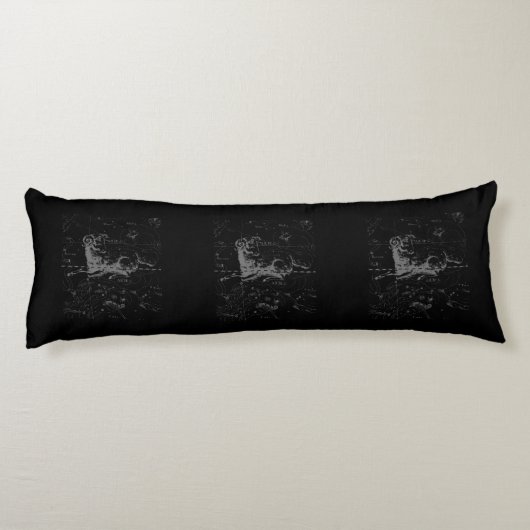 Coussins Longs Chrome comme Aries Symbole Zodiac sur Hevelius 169 (Dos)