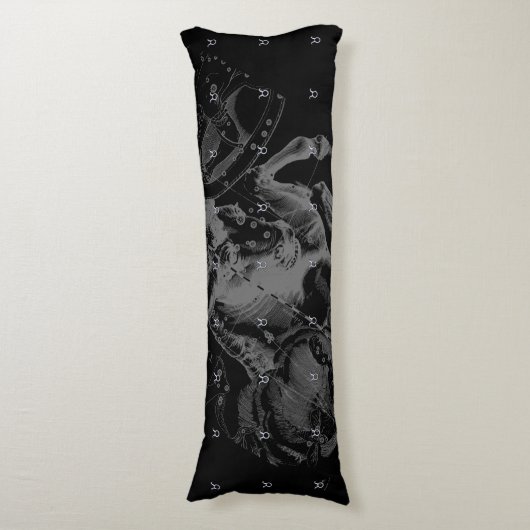 Coussins Longs Chrome comme Taurus Zodiac Connexion Hevelius (Devant (Vertical))