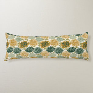 Coussins Longs Chrysanths Décoration de Bureau Romantique Grosses