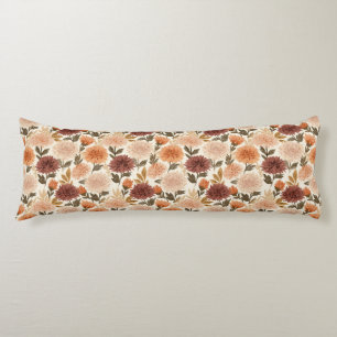 Coussins Longs Chrysanths Fleur Accueil Style Vintage Canapé