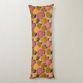 Coussins Longs Chrysanths Imprimé Décor Diy Élégant Canapé (Dos (Vertical))