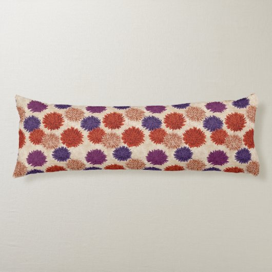 Coussins Longs Chrysanths Nature Diy Décor Luxe Maternité (Devant)