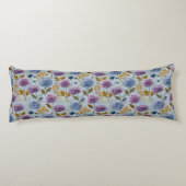 Coussins Longs Chrysanths Nature Home Styling Plancher Occidental (Dos)