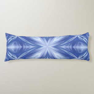 Coussins Longs Ciel Bleu Nuages Blancs Laititeux Motif Abstrait