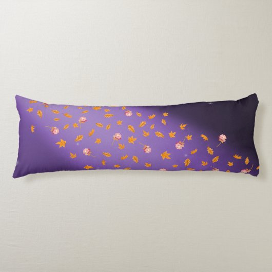 Coussins Longs Ciel nocturne Rose d'automne (Devant)