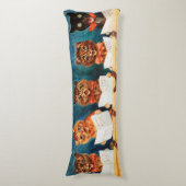 Coussins Longs Cinq chats chanteurs, Louis Wain (Devant (Vertical))