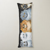 Coussins Longs Cinq chats, Louis Wain (Dos (Vertical))