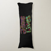 Coussins Longs Citation chrétienne "Jesus Lives" Nom personnalisé (Devant (Vertical))