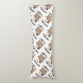 Coussins Longs Citation drôle Accueil est où est votre chat (Devant (Vertical))