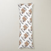 Coussins Longs Citation drôle Accueil est où est votre chat (Dos (Vertical))