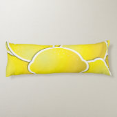 Coussins Longs Citron funky (Dos)